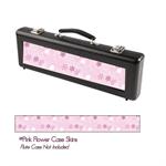 Pink Flowers Flute Case Skin